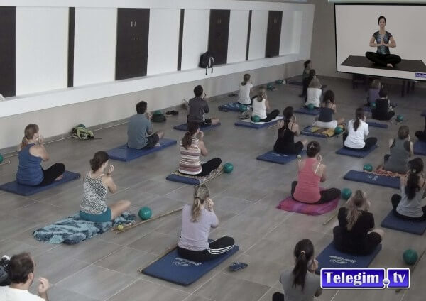 Sala ejemplo clases virtuales de Pilates TelegimTV