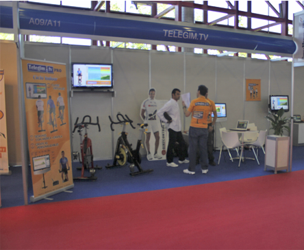 Stand Feria GymFactory Fitness TelegimTV Melcior Mauri BIKECONTROL Virtual Cycling